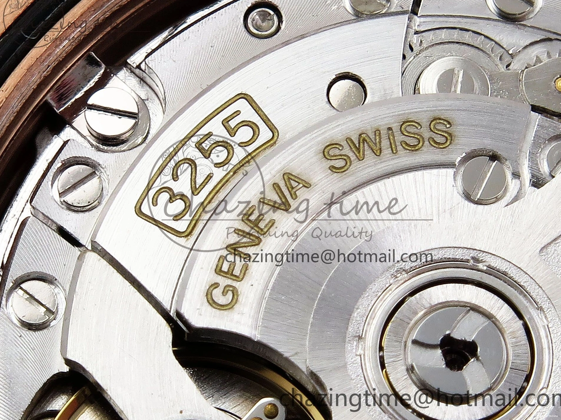 0125 SunProtective Day Date 40 RG JDF 904L Steel Brown Textured Stick Dial on President Bracelet VR3255 V3 (Gain Weight) 1359